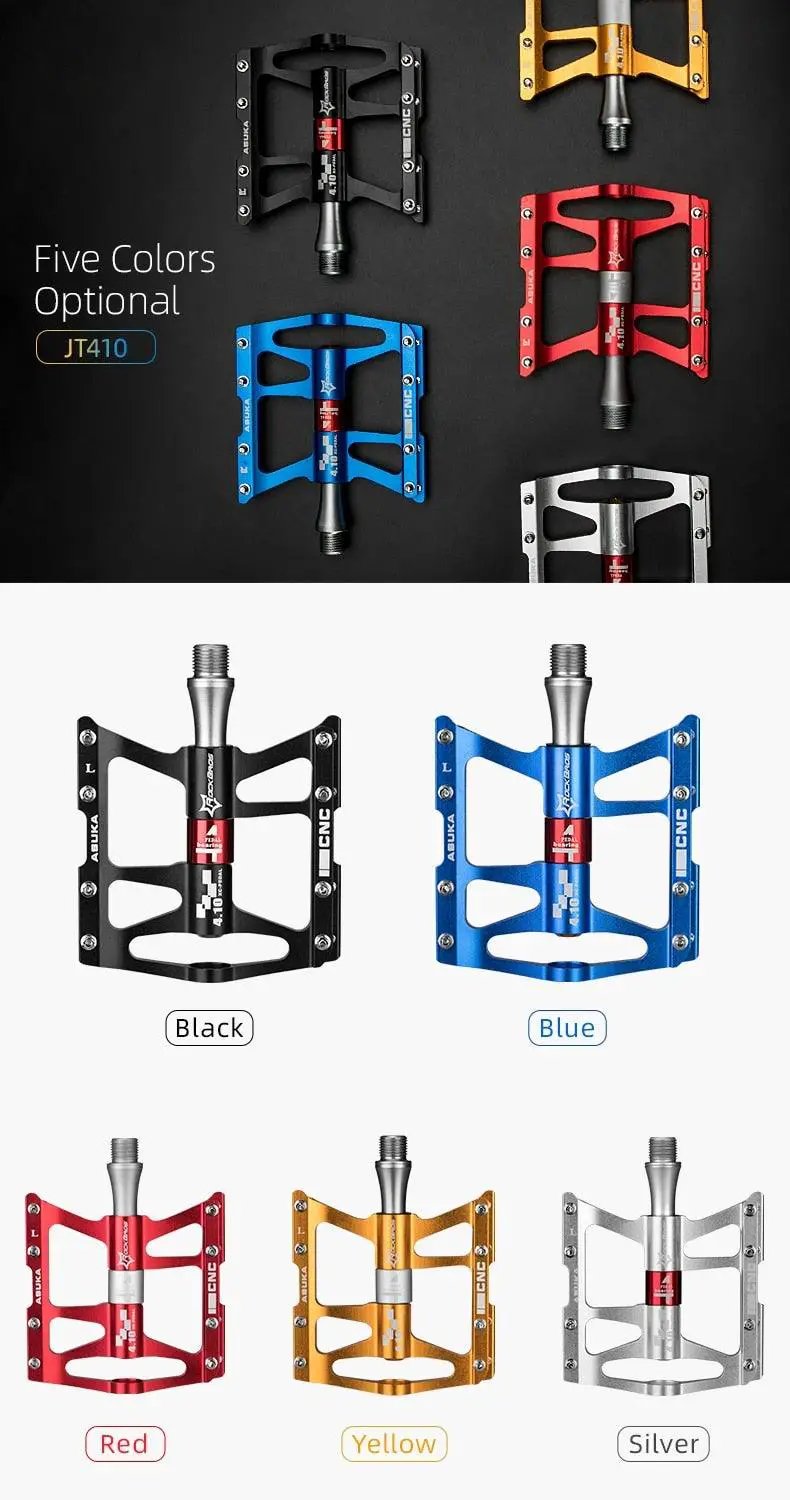 Ultralight Mountain Bike Pedals with 4 Bearings