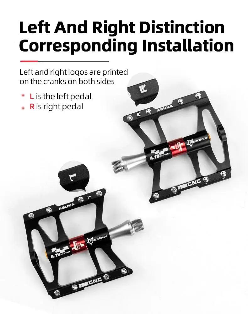 Ultralight Mountain Bike Pedals with 4 Bearings