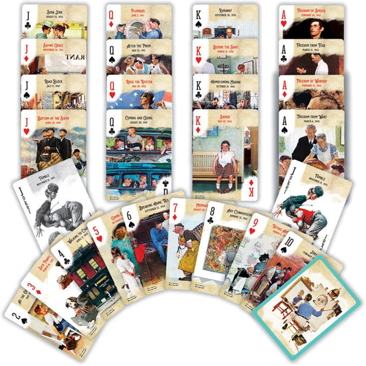 Saturday Evening Post - Norman Rockwell Playing Cards - Tampa Home & Garden Store