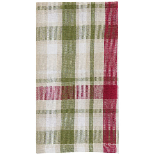 Serviette de Noël en forme de grange