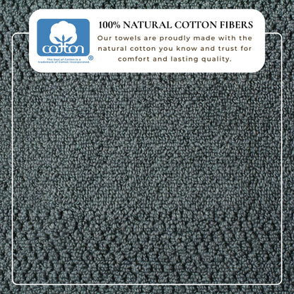 Pure Cotton Woven Bath Towel Set and a Soft Feel