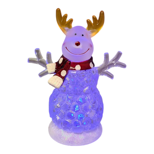 Renne lumineux scintillant - 11,5 cm