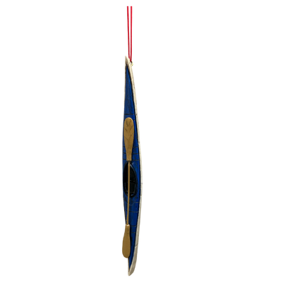 Ornement de kayak - Bleu