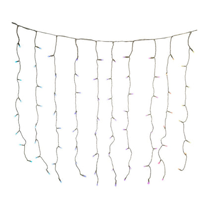 Twinkly 120-Light LED Wall Light multicolor vertical curtain string bulbs on Tampa Home & Garden Store