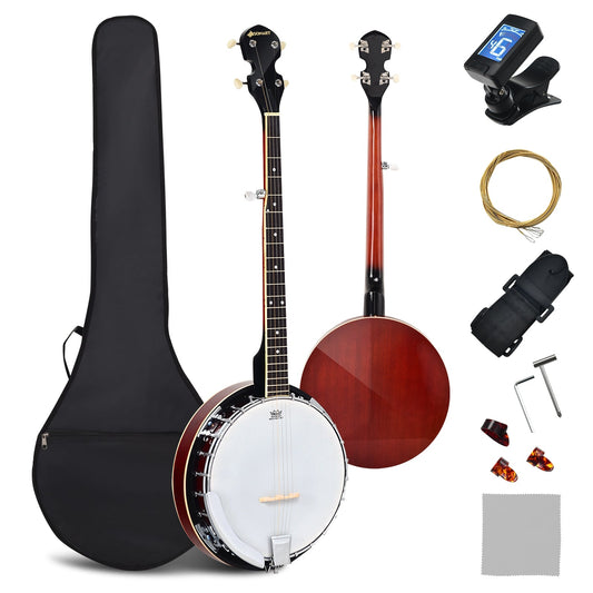 5-String Geared Tunable Banjo with case - Tampa Home & Garden Store