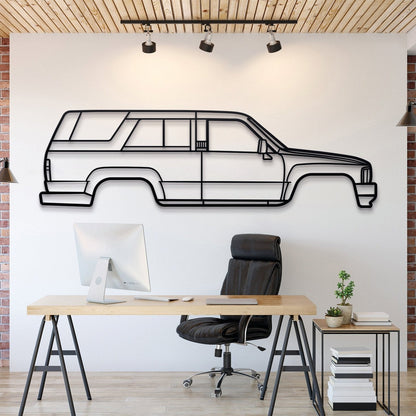1984 4Runner 1st Gen (N60) Metal Car Wall Art - MT0201