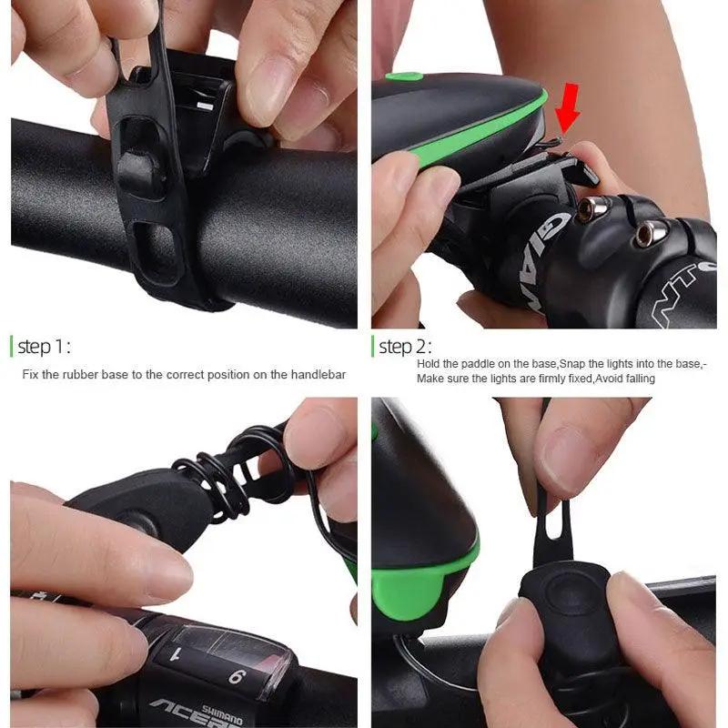 Multifunction Bicycle Light and Horn Bell