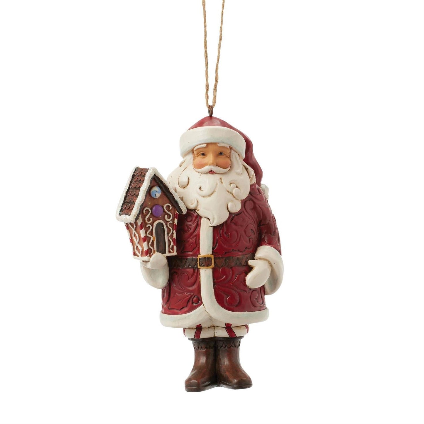Ornement de Père Noël en pain d'épice