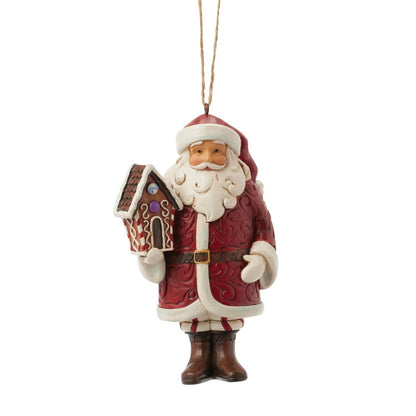 Ornement de Père Noël en pain d'épice