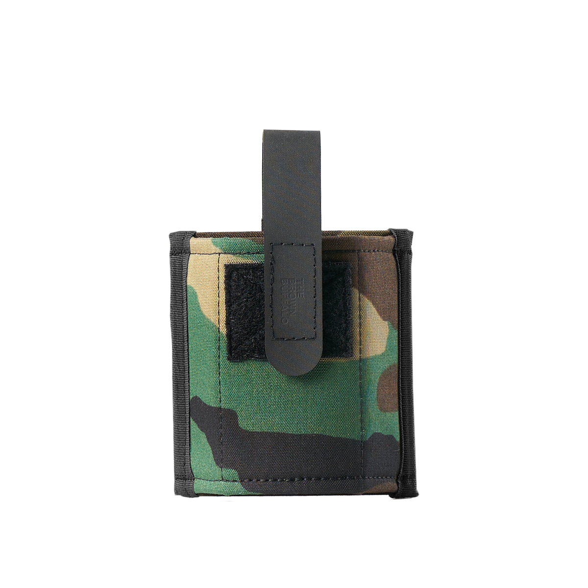 Muzzle Mask camouflage canvas pouch with black strap by The Brown Buffalo, luggage & bags on Tampa Home & Garden Store