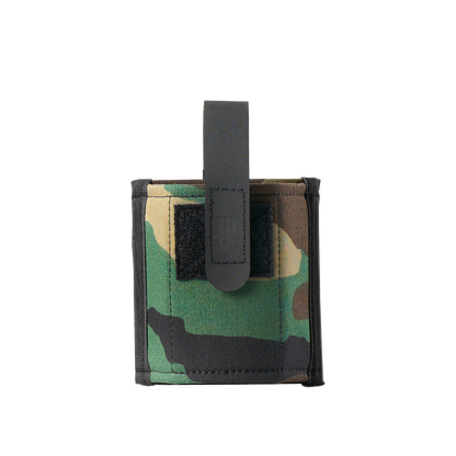 Muzzle Mask camouflage canvas pouch with black strap by The Brown Buffalo, luggage & bags on Tampa Home & Garden Store