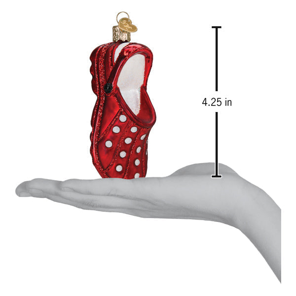 Sabot en caoutchouc Ornement en verre