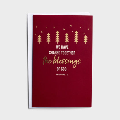 Bénédictions de Dieu - Coffret de 18 cartes de Noël