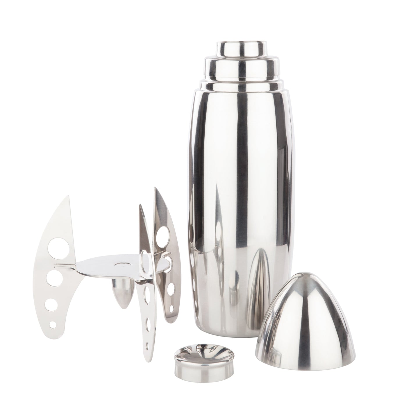 Irving Stainless Steel Rocket Shaker and Stand