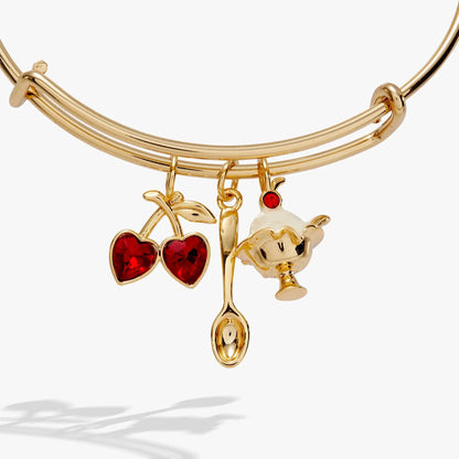 Gold Plated Cherry Amour Sundae Multi Charm