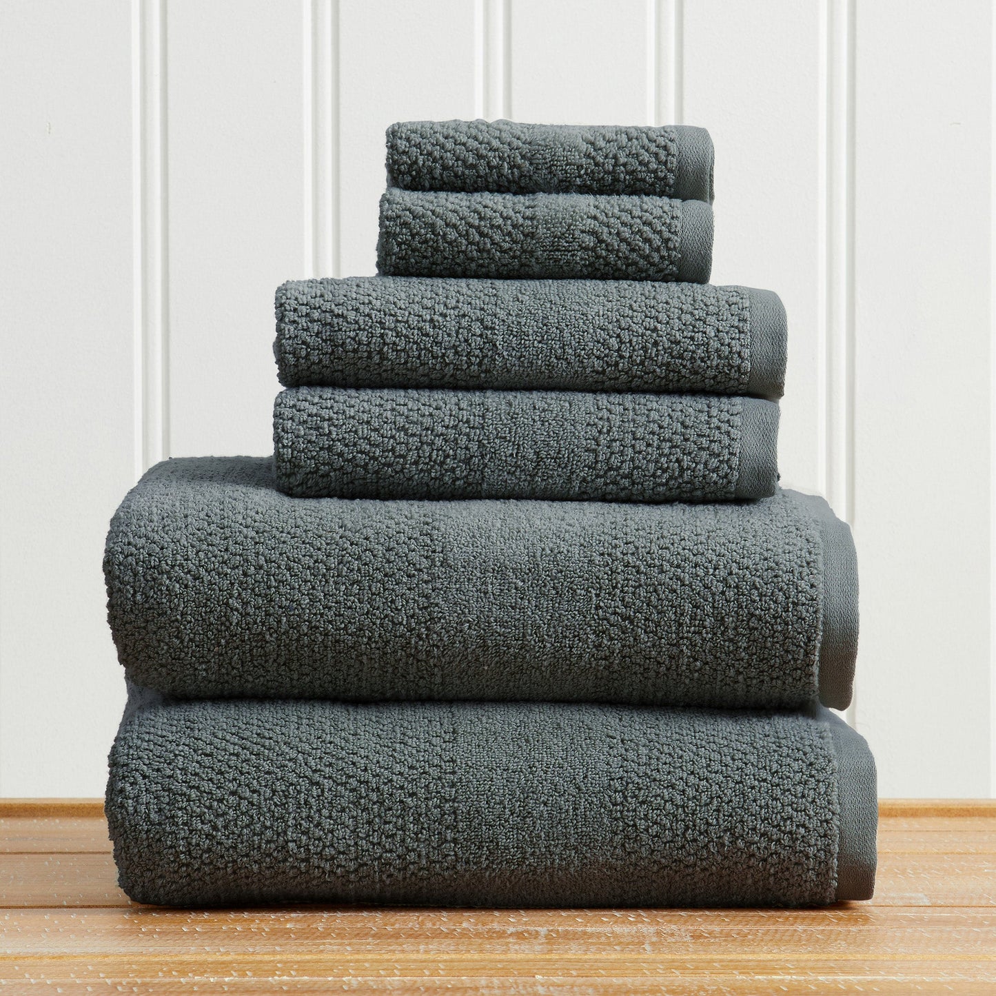 Pure Cotton Woven Bath Towel Set and a Soft Feel