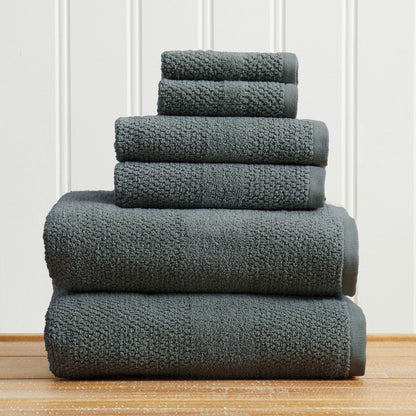 Pure Cotton Woven Bath Towel Set and a Soft Feel
