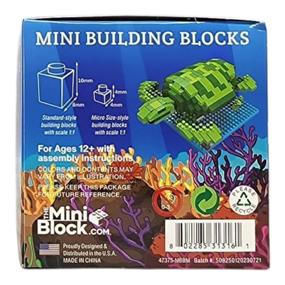 Mini blocs de construction - Tortue verte
