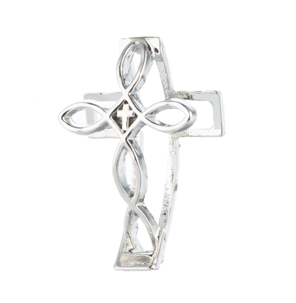 Dije de cruz de fe