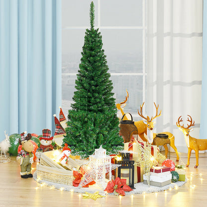 Artificial National Foot Kingswood Fir Pencil Christmas Tree by DirectDeals, green pencil tree on Tampa Home & Garden Store