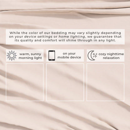 Heathered Jersey and Cotton Blend Bed Sheets