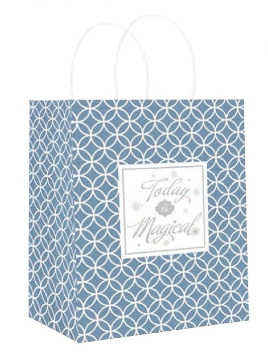 Lot de 2 grands sacs cadeaux en kraft - Fête