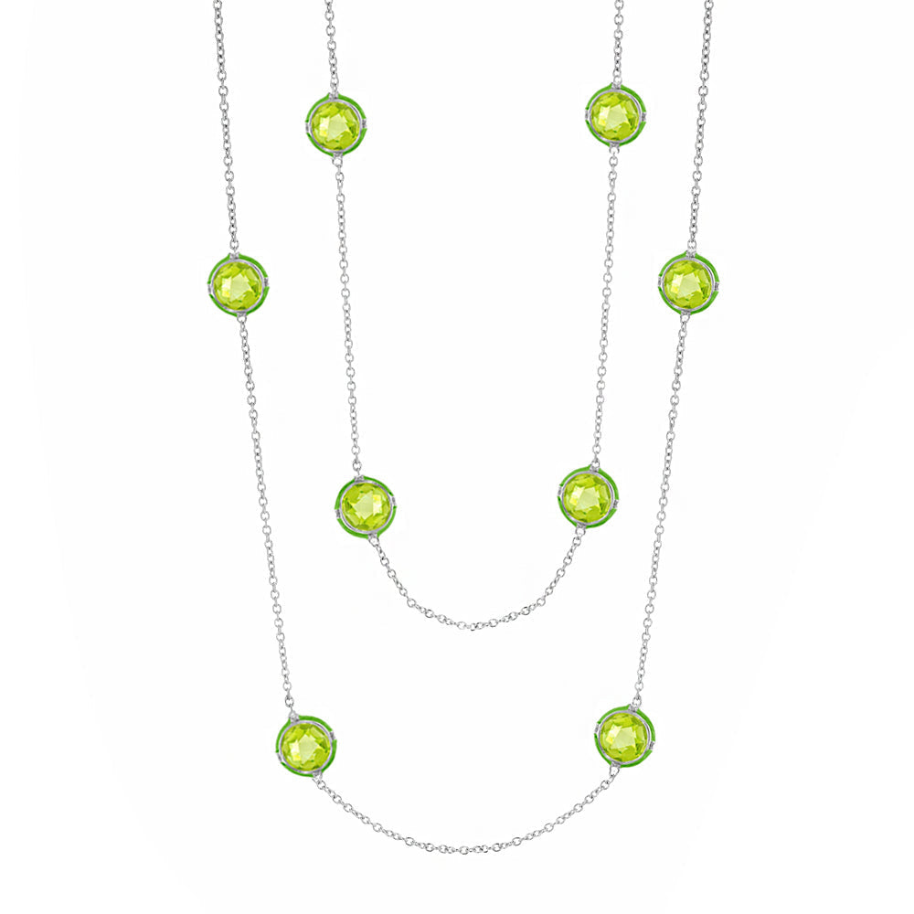 Prince Charming Cubic Zirconia And Gold Necklace