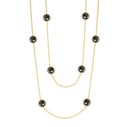 Prince Charming Cubic Zirconia And Gold Necklace