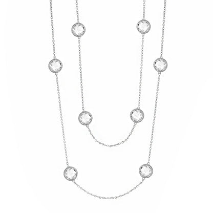 Prince Charming Cubic Zirconia And Gold Necklace