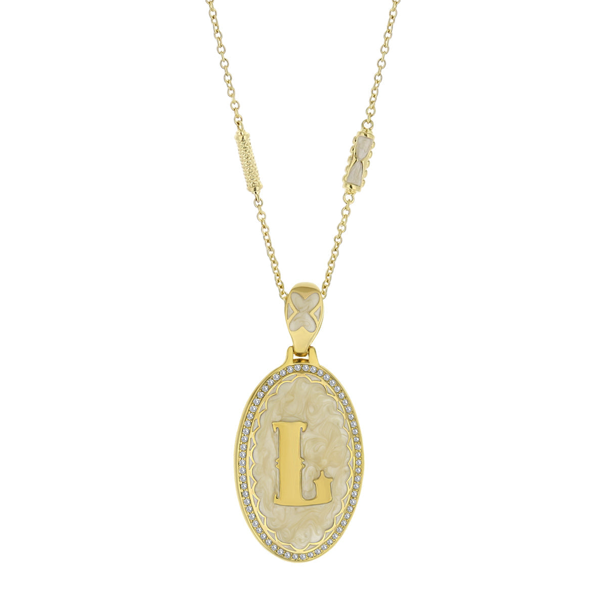 Lolo Initial Pendant Necklace and a Chain