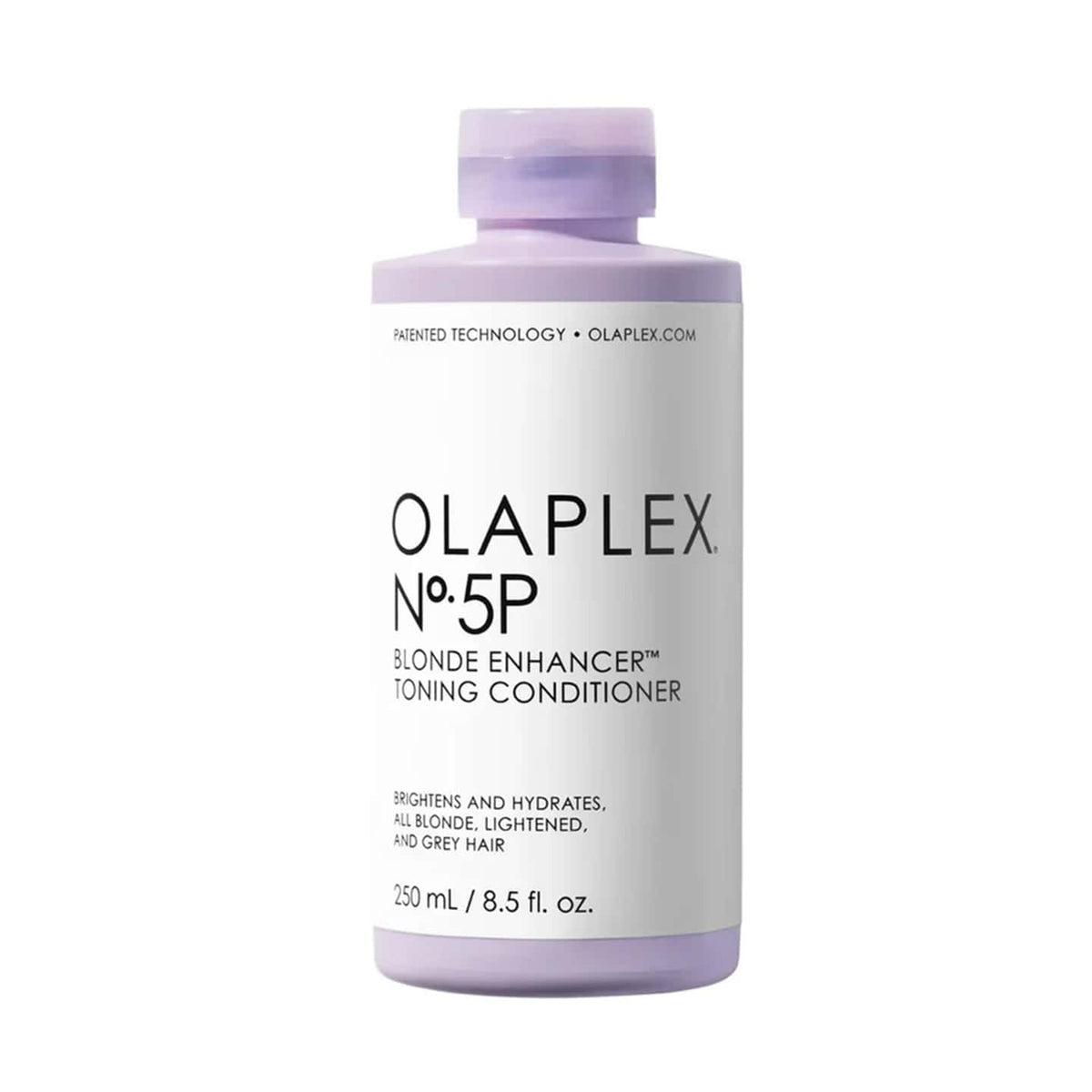 Olaplex No.5P Blonde Enhancer Toning Conditioner bottle with lilac cap on Tampa Home & Garden Store