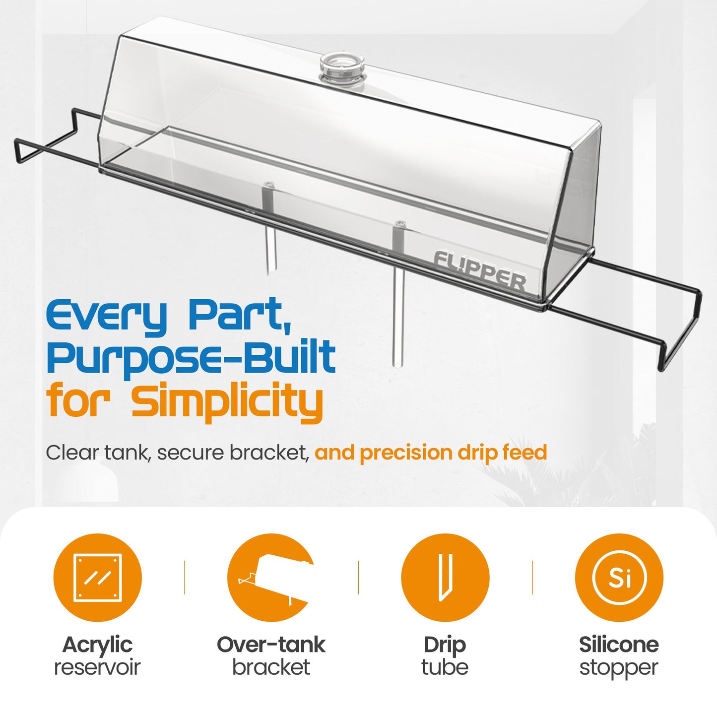 Flipper Auto Top Off ATO Reservoir for Reef Tanks