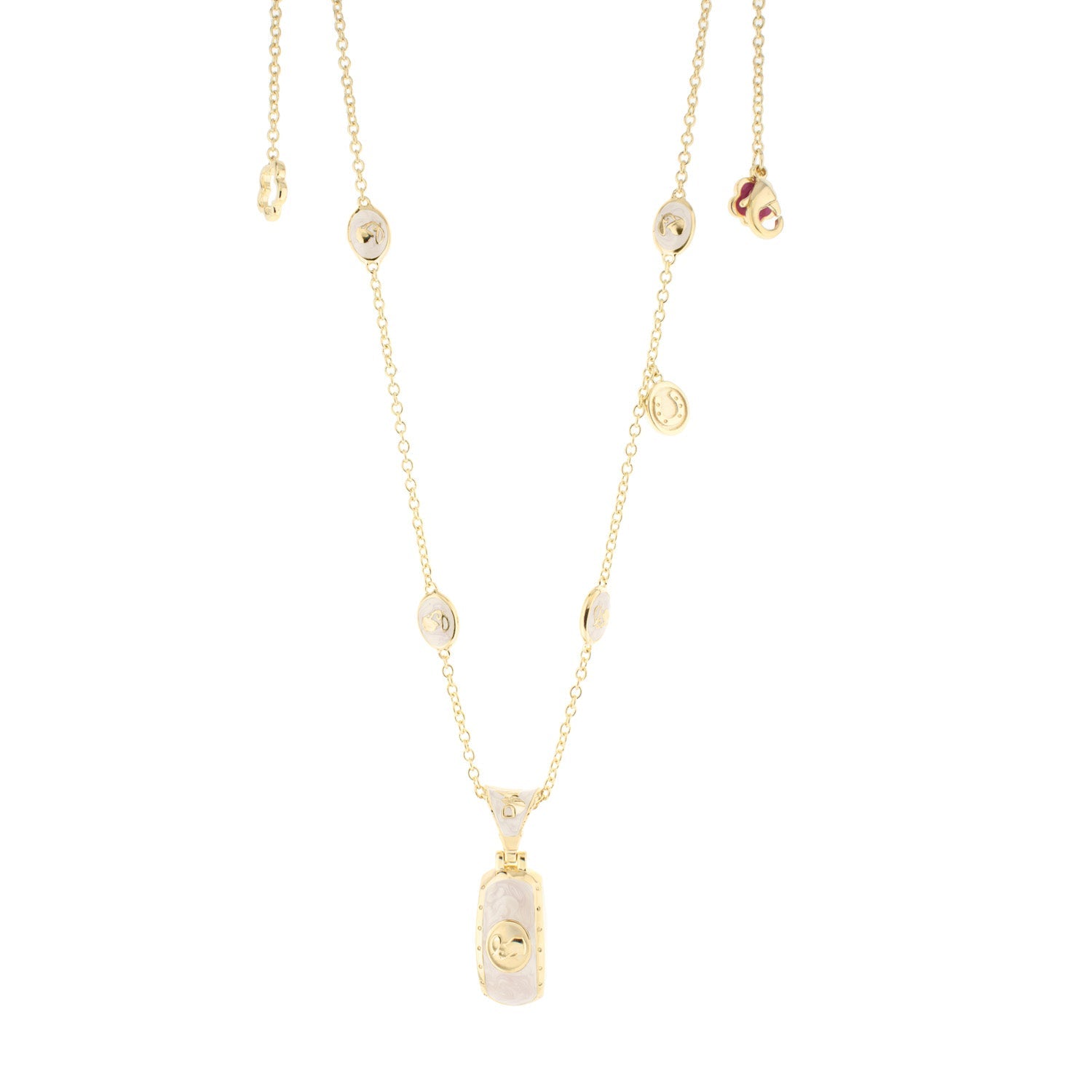 Gold tone Equestrian Pendant Necklace with lavender stone pendant by Lauren G Adams on Tampa Home & Garden Store