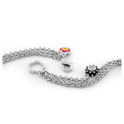Cool Rider Necklace by Lauren G Adams, silver multi-chain Collections with four charms on Tampa Home & Garden Store