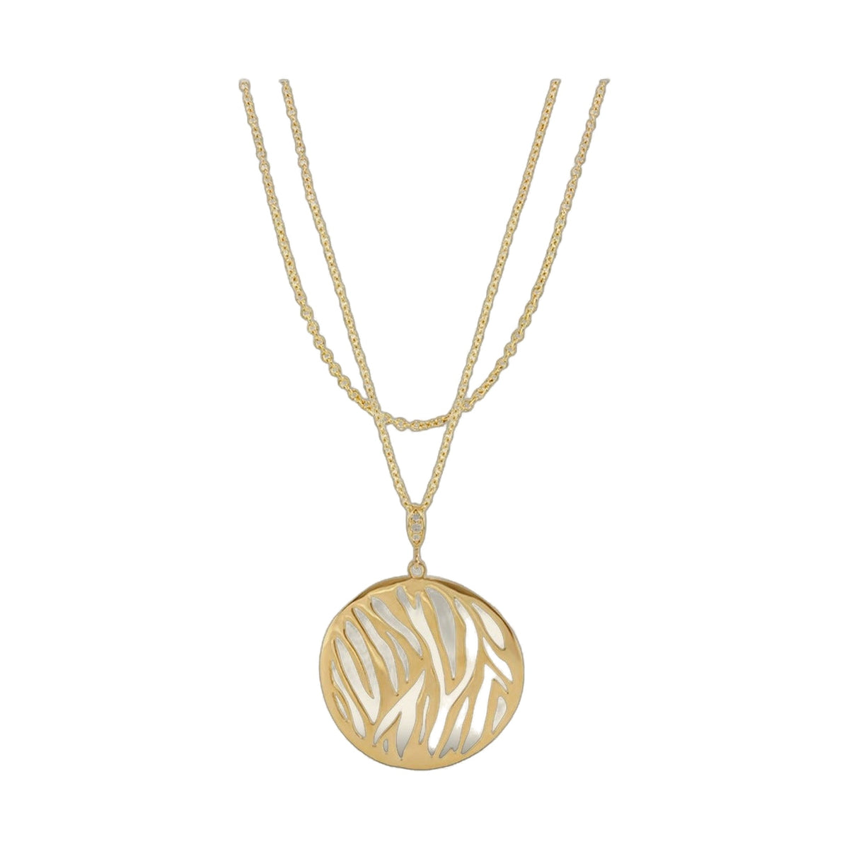 Necklace Stamped With Love Wild Child by Lauren G Adams, gold-tone multi-strand pendant on Tampa Home & Garden Store