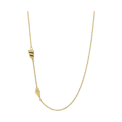 Open Arms Arrow necklace by Lauren G Adams, gold chain with geometric arrow pendant on Tampa Home & Garden Store