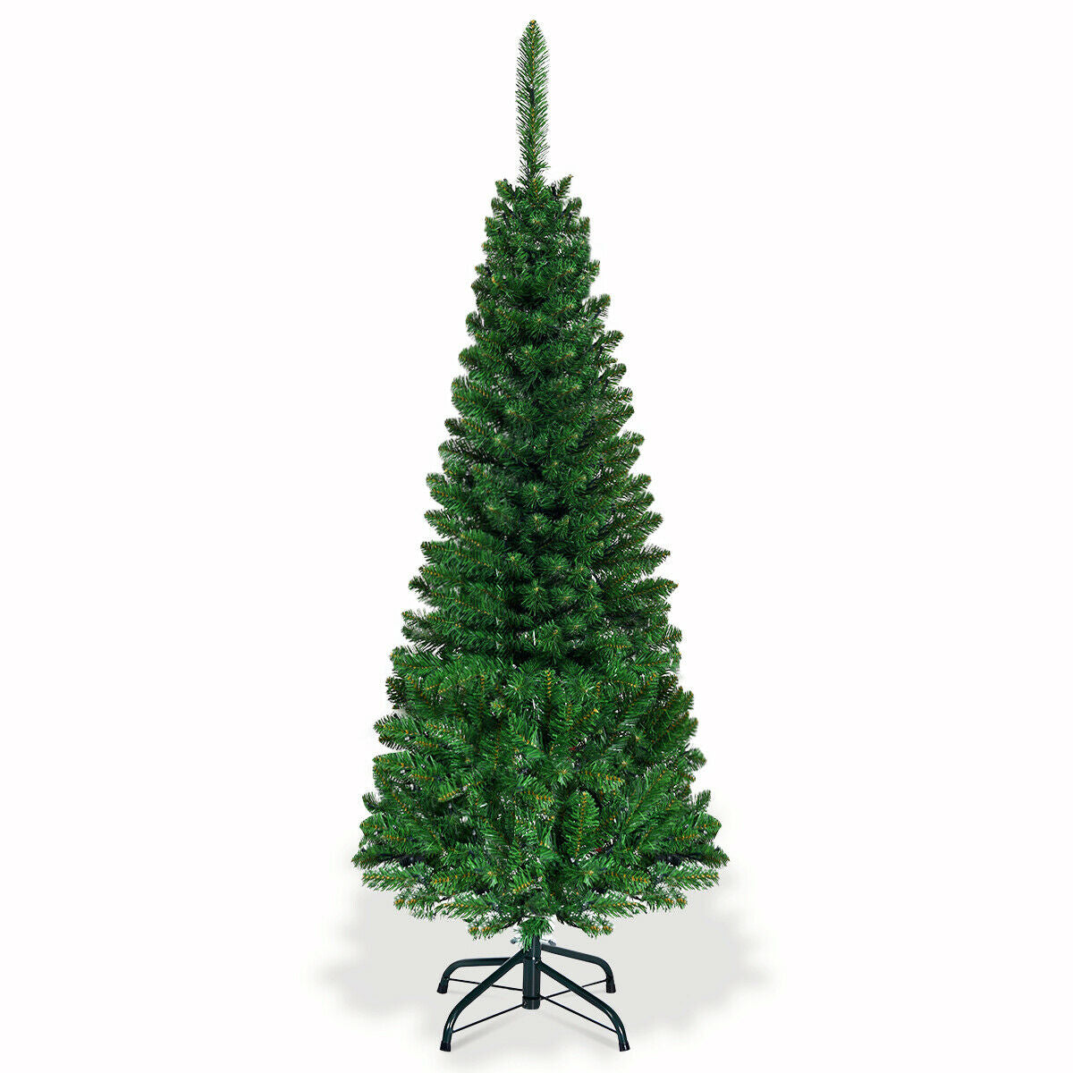 Artificial Kingswood Fir Pencil Christmas Tree, green foliage, DirectDeals on Tampa Home & Garden Store