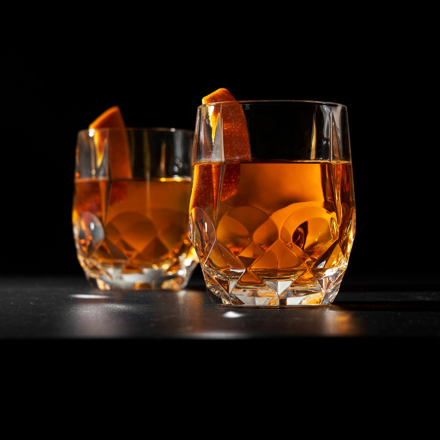 Bruno Crystal Cocktail Glasses and a Heavy Base