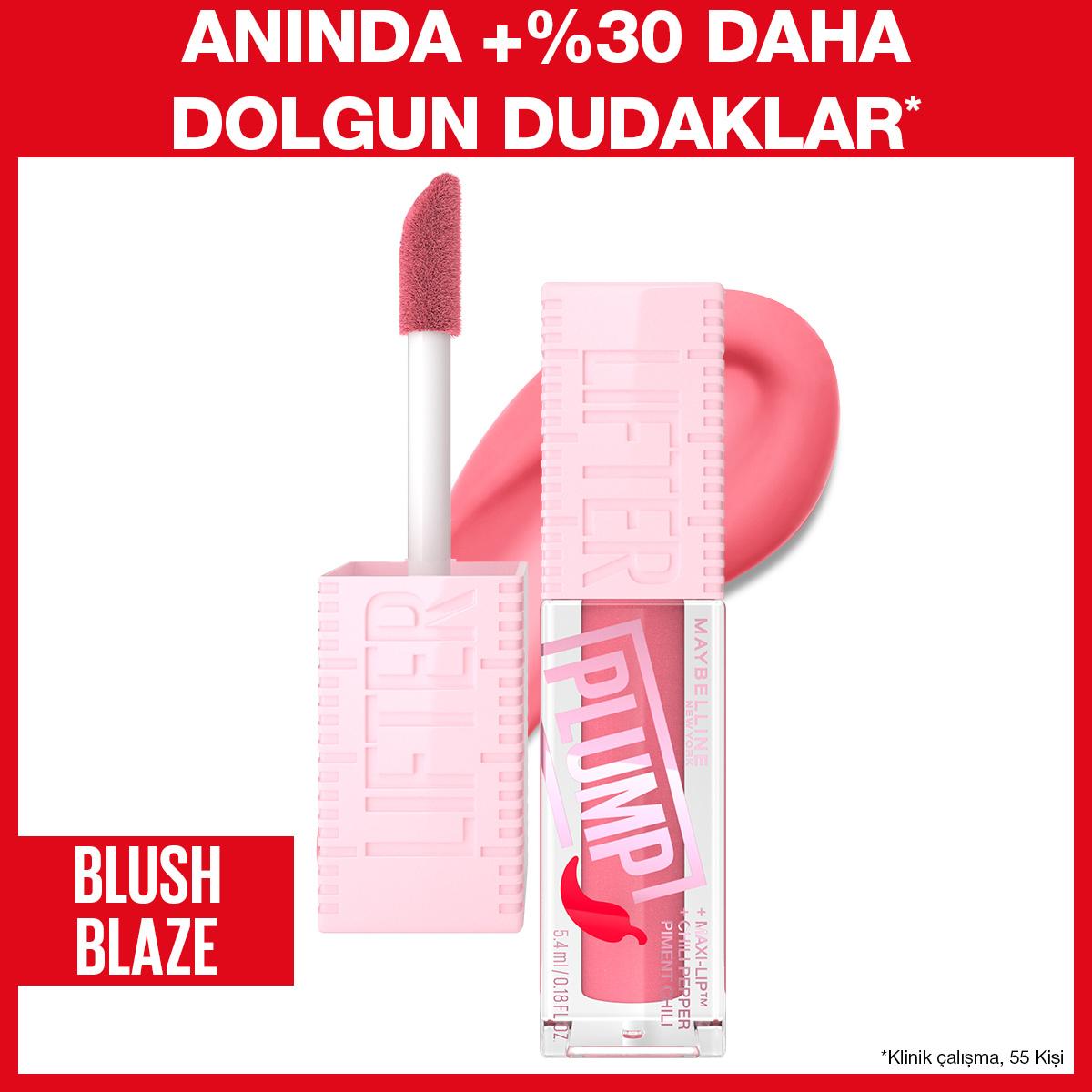 Maybelline Lifter Plump Lip Gloss Blush Blaze in pink tube with LIFTER cap on Tampa Store on Tampa Home & Garden Store