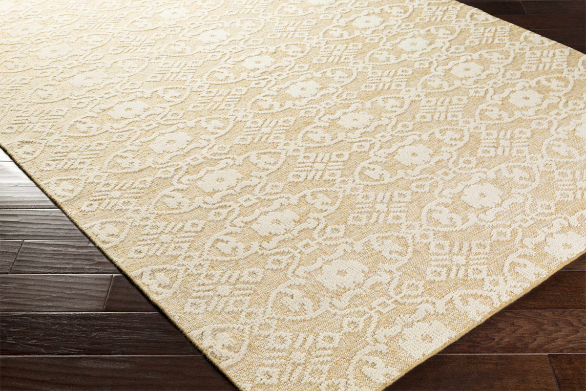 Natalbany Area Carpet beige ivory damask rug by Boutique Rugs on Tampa Home & Garden Store