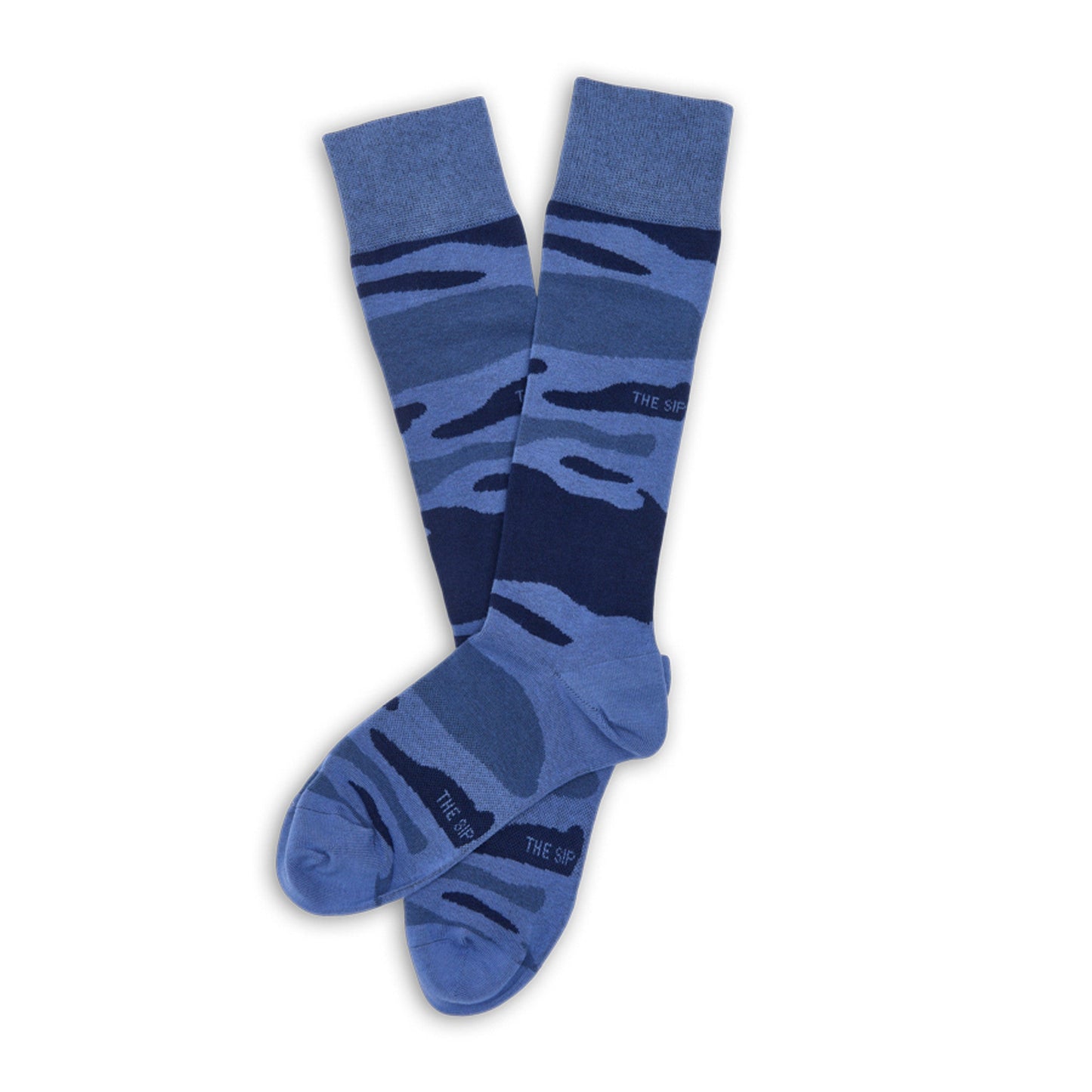 Navy camo socks 2-pack by DeadSoxy with blue camouflage pattern for everyday wear on Tampa Home & Garden Store