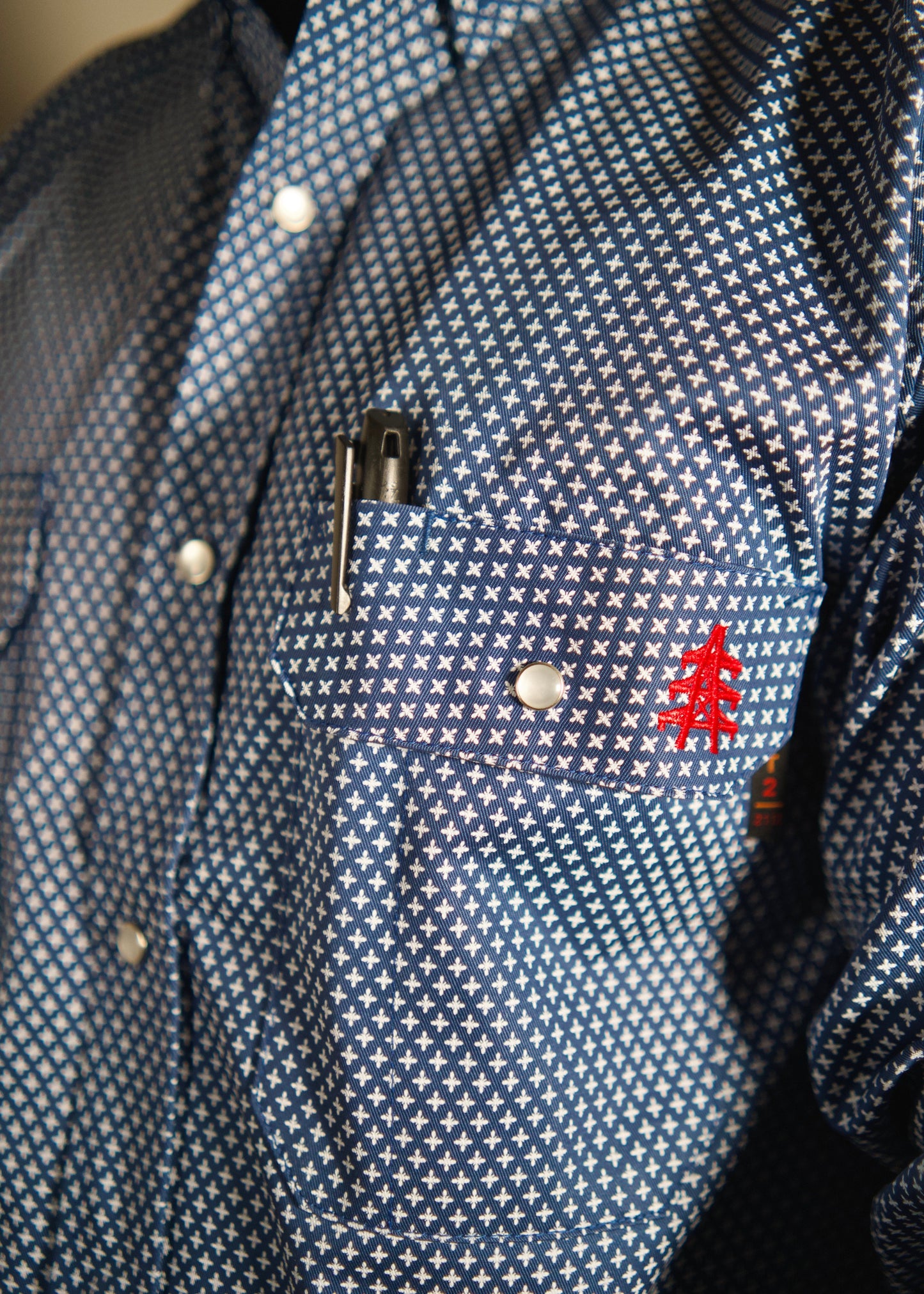 Honor Navy Fr Pearl Snap and Heavy Work Shirt