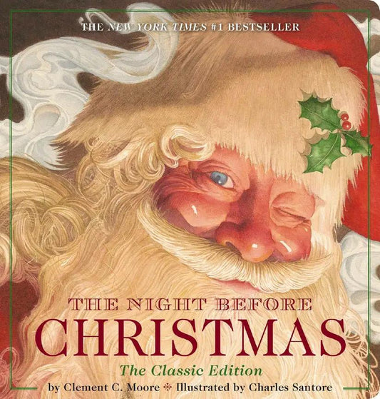 The Night Before Christmas oversized padded board book, classic edition for kids on Tampa Home & Garden Store