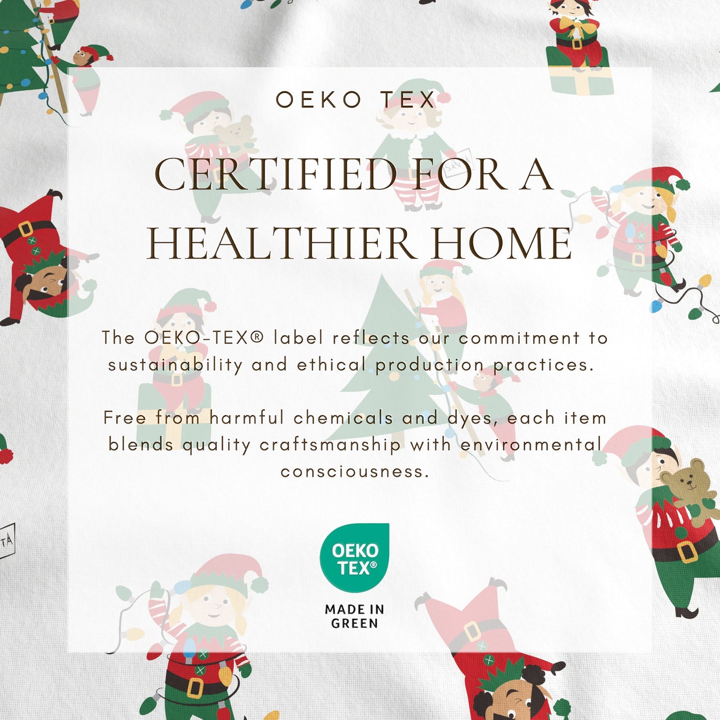 Soft and Plush Turkish Cotton Christmas Sheets