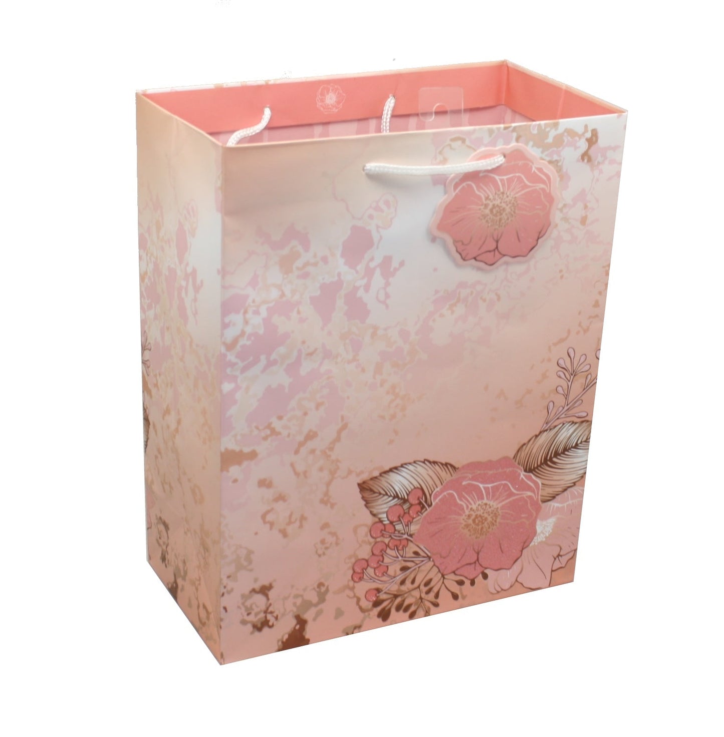 Sac cadeau floral élégant