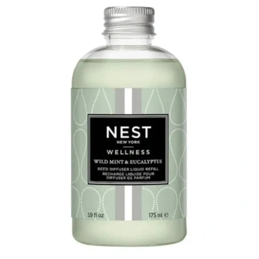 Nest New York Wellness Wild Mint & Eucalyptus reed diffuser refill 5.9 oz Nava Beauty on Tampa Home & Garden Store