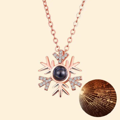 Stevvex rose gold pendant necklace with dark pearl center and crystal starburst accents on Tampa Home & Garden Store