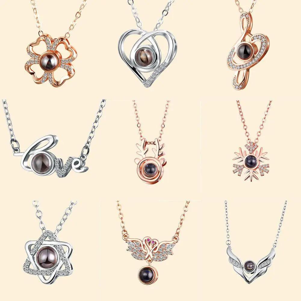Stevvex pendant necklace set, 9-piece silver and rose-gold tones with dark beads on Tampa Home & Garden Store