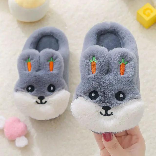 Children's Cotton Slippers Memory Foam Indoor