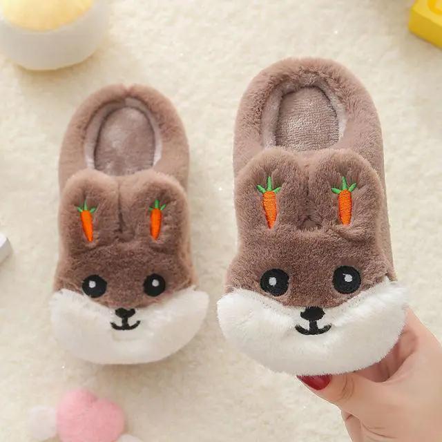Children's Cotton Slippers Memory Foam Indoor